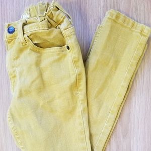 Boys golden yellow Jean pants